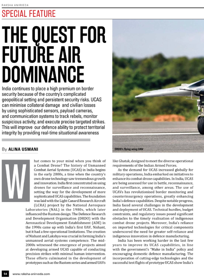 Raksha Anirveda Article